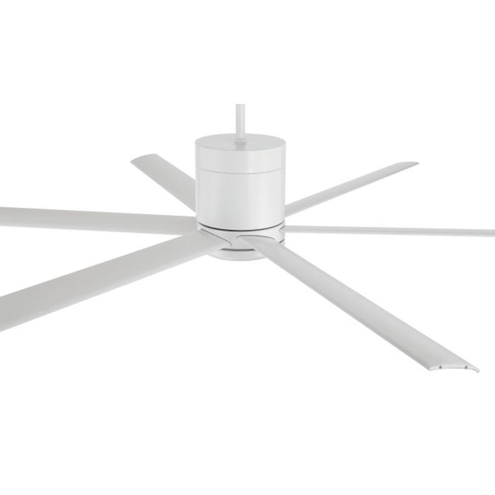 Craftmade 65" Tate, White/White Blades/Frost White