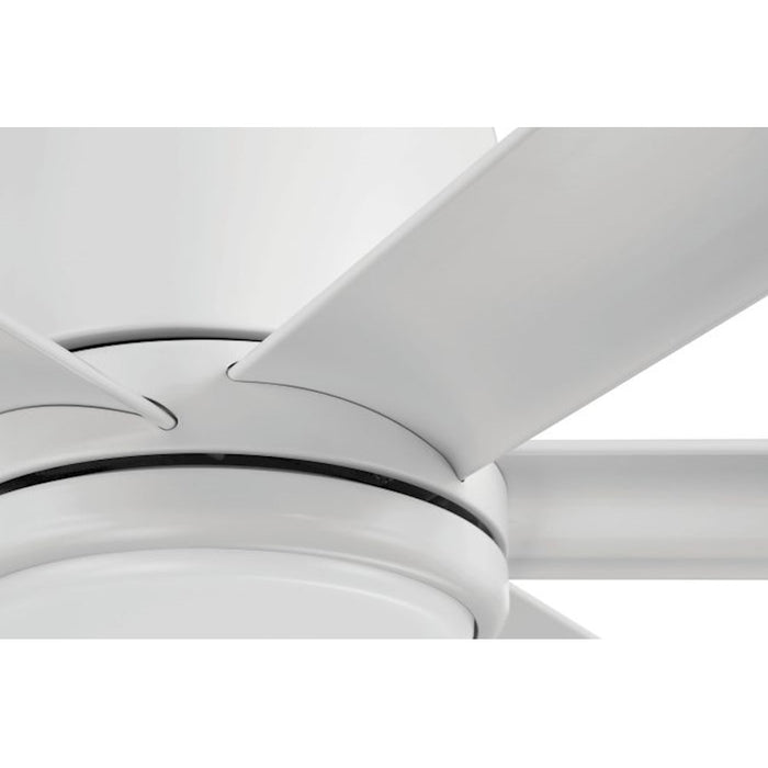 Craftmade 65" Tate, White/White Blades/Frost White