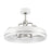 Craftmade Taylor 1Lt 20" Fan, White/Nickel/Clear Acrylic