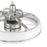 Craftmade Taylor 1Lt 20" Fan, White/Nickel/Clear Acrylic