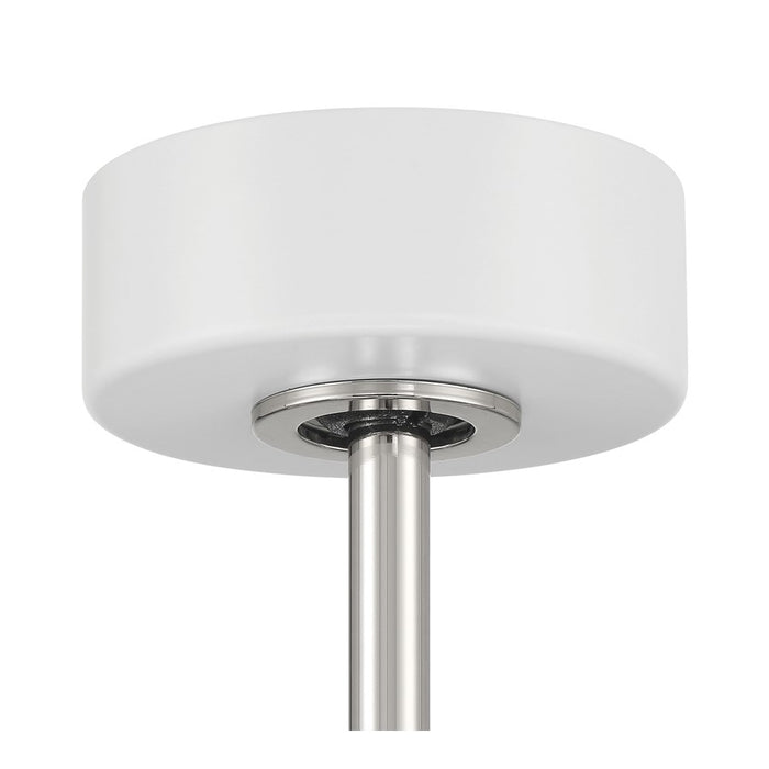 Craftmade Taylor 1Lt 20" Fan, White/Nickel/Clear Acrylic