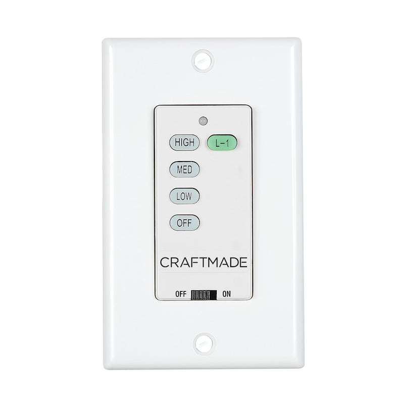 Craftmade Universal Intelligent Wall Control Only White