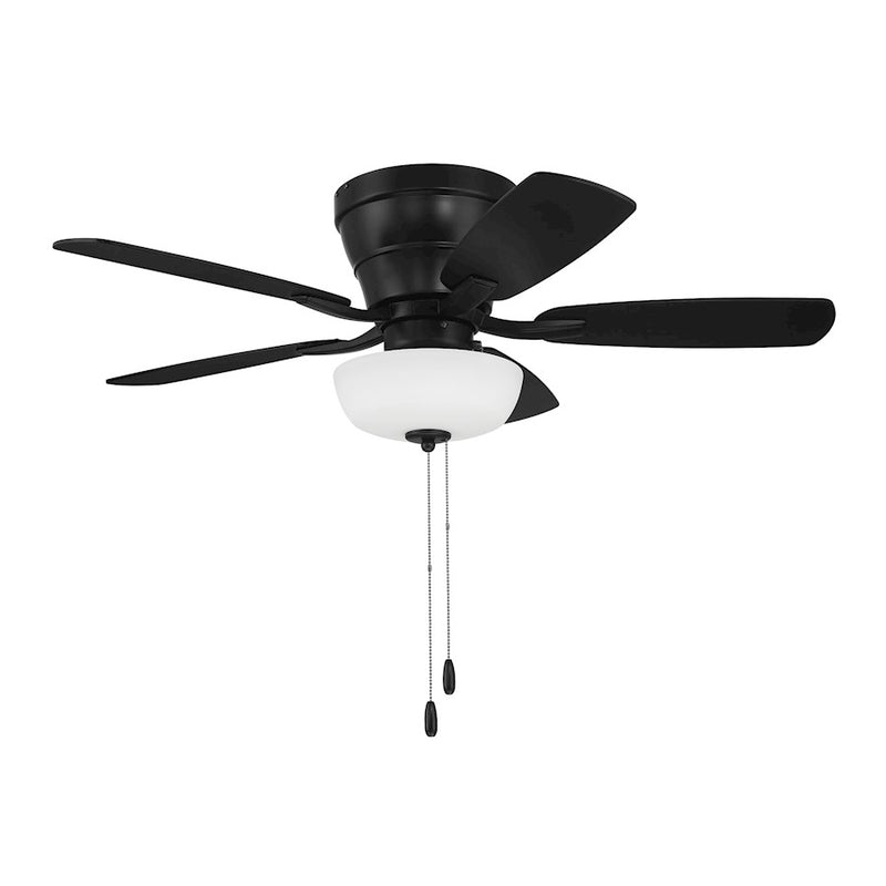 Craftmade Wheeler 2-Light 42" Fan Light Kit, Black/Greywood/White