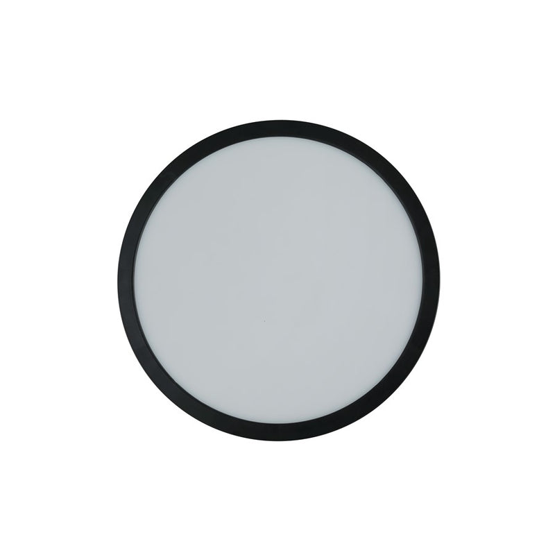 Craftmade Slim Line II 12" LED Pancake Flush, Black/2700-5000K