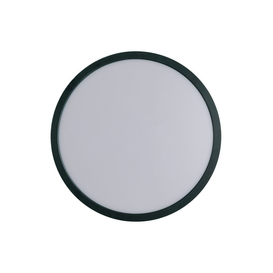 Craftmade Slim Line II 15" LED Pancake Flush, BK/2700-5000K - X9415-FB-LED-5CCT