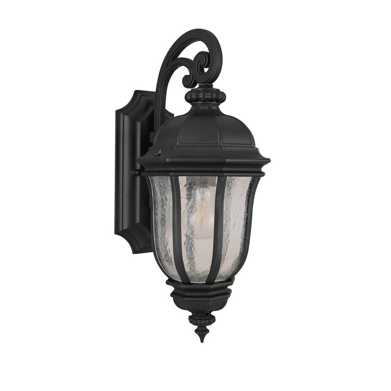 Craftmade Harper 1 Light Small Outdoor Wall Lantern, Textured Black