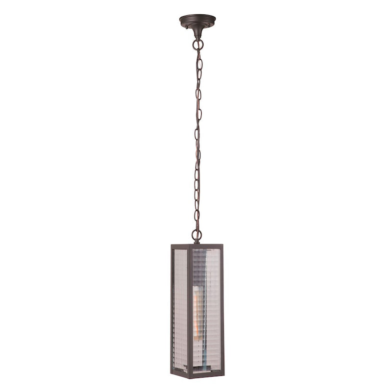 Craftmade Deka 1 Light Large Outdoor Pendant Midnight