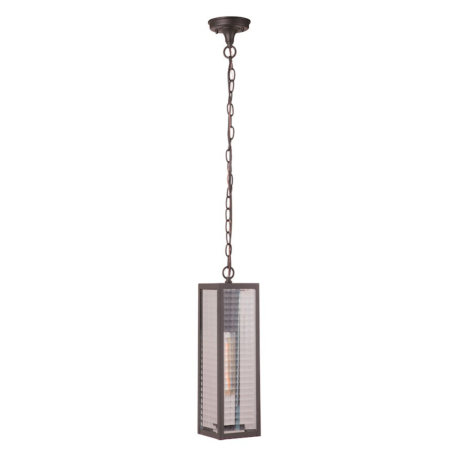 Craftmade Deka 1 Light Large Outdoor Pendant Midnight