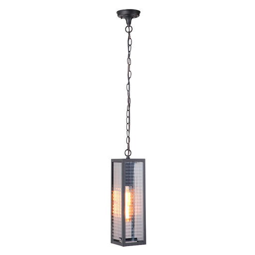 Craftmade Deka 1 Light Large Outdoor Pendant Midnight