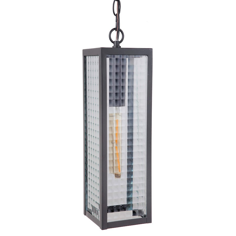 Craftmade Deka 1 Light Large Outdoor Pendant Midnight