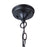 Craftmade Deka 1 Light Large Outdoor Pendant Midnight