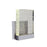 Craftmade Aria Ii Outdoor Wall Lantern Satin Aluminum