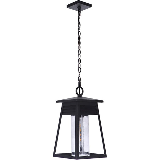 Craftmade Becca 1 Light Large Outdoor Pendant Textured Matte Black