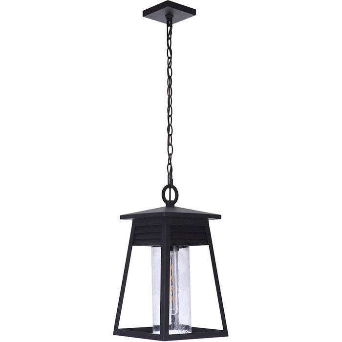 Craftmade Becca 1 Light Large Outdoor Pendant Textured Matte Black
