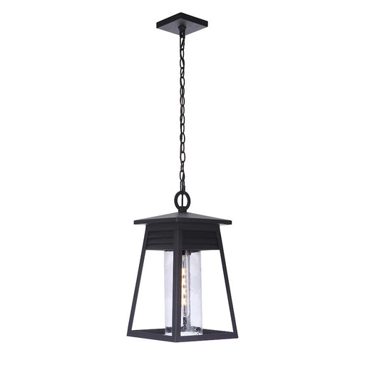 Craftmade Becca 1 Light Large Outdoor Pendant Textured Matte Black
