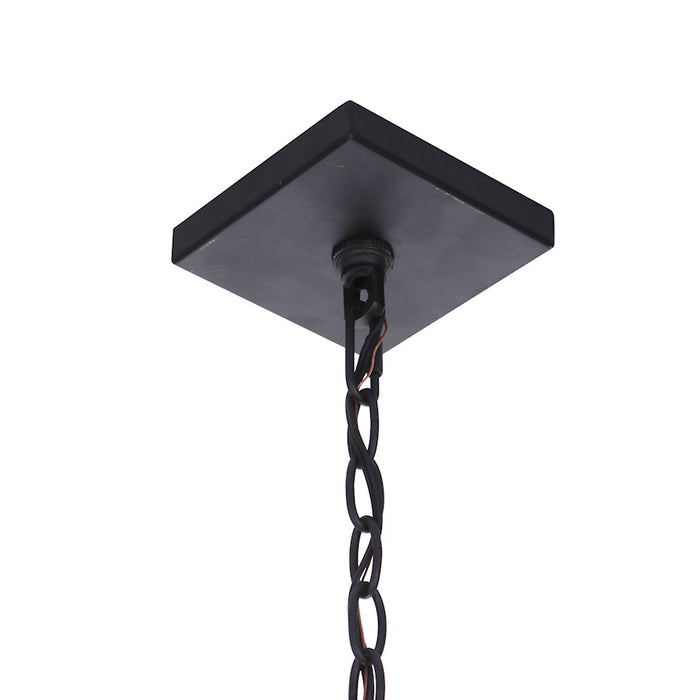 Craftmade Becca 1 Light Large Outdoor Pendant Textured Matte Black