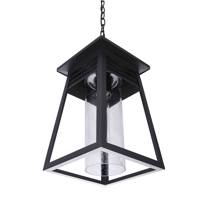Craftmade Becca 1 Light Large Outdoor Pendant Textured Matte Black