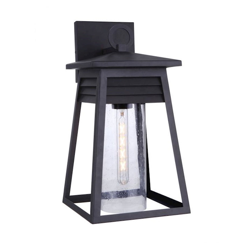 Craftmade Becca 1 Light Outdoor Lantern Textured Matte Black