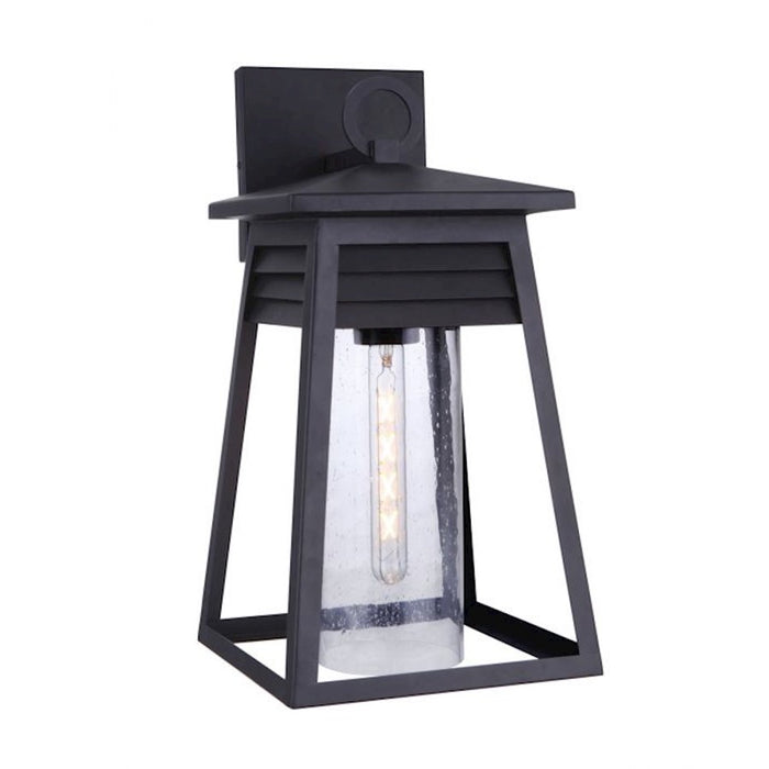 Craftmade Becca 1 Light Outdoor Lantern Textured Matte Black