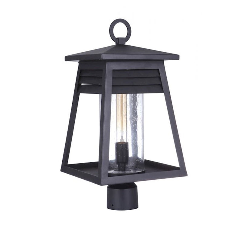 Craftmade Becca 1 Light Large Outdoor Post Mount Matte Black