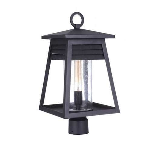 Craftmade Becca 1 Light Large Outdoor Post Mount Matte Black