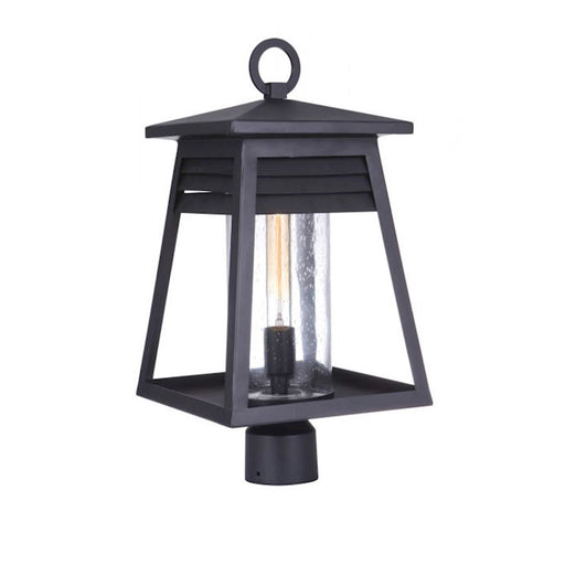 Craftmade Becca 1 Light Large Outdoor Post Mount Matte Black