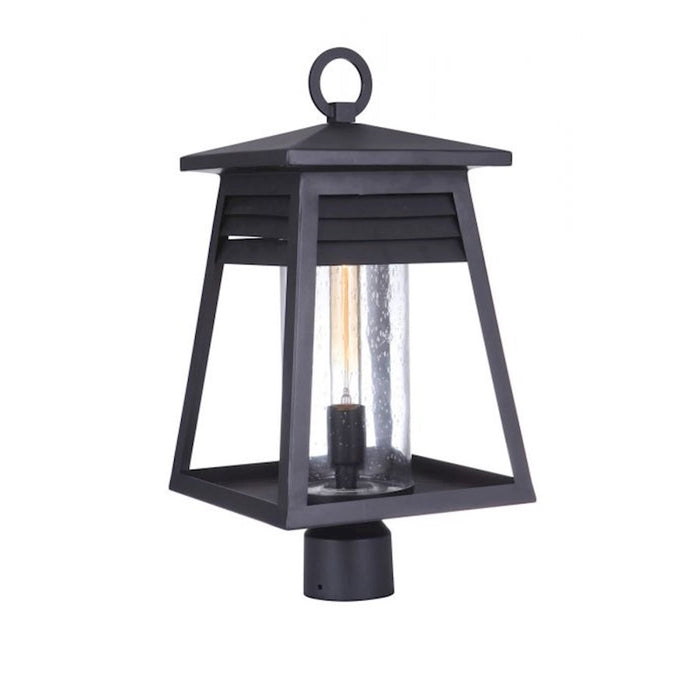 Craftmade Becca 1 Light Large Outdoor Post Mount Matte Black