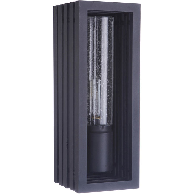 Craftmade Carmel 1 Light Outdoor Lantern Matte Black