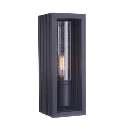 Craftmade Carmel 1 Light Outdoor Lantern Matte Black