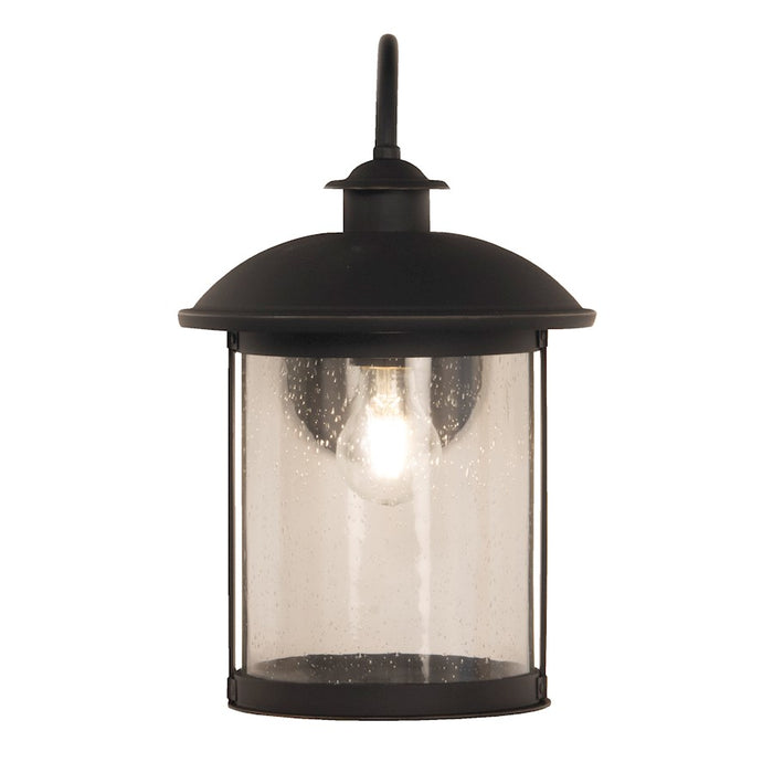 Craftmade O'Fallon 1 Light Outdoor Lantern, Bronze/Seeded