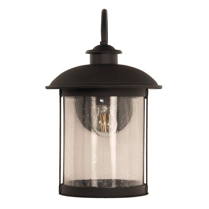 Craftmade O'Fallon 1 Light Outdoor Lantern, Bronze/Seeded