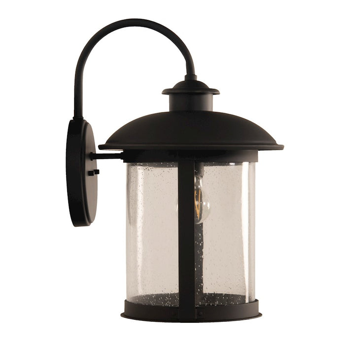 Craftmade O'Fallon 1 Light Outdoor Lantern, Bronze/Seeded
