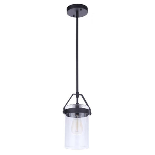 Craftmade Franklin 1 Light Outdoor Pendant, Midnight