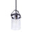Craftmade Franklin 1 Light Outdoor Pendant, Midnight