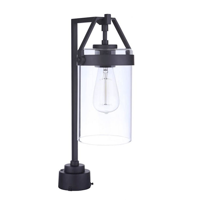 Craftmade Franklin 1 Light Outdoor Post Mount, Midnight