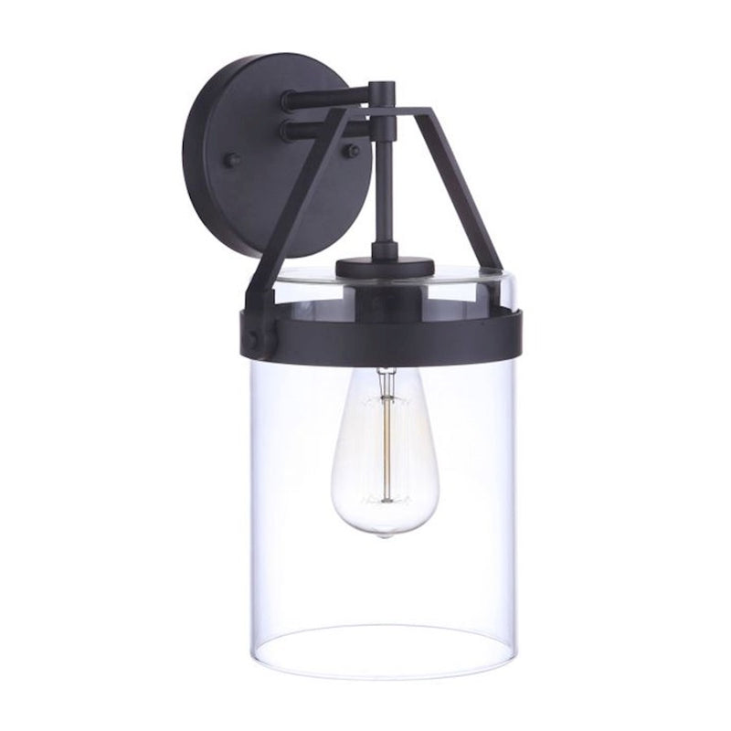 Craftmade Franklin 1 Light Outdoor Wall Mount, Midnight