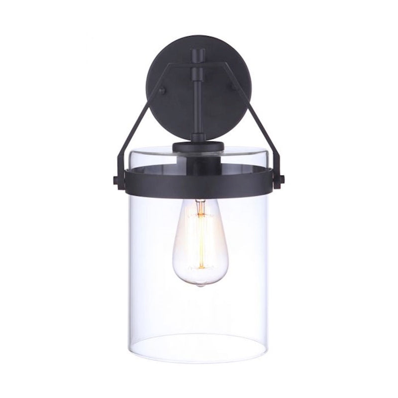 Craftmade Franklin 1 Light Outdoor Wall Mount, Midnight