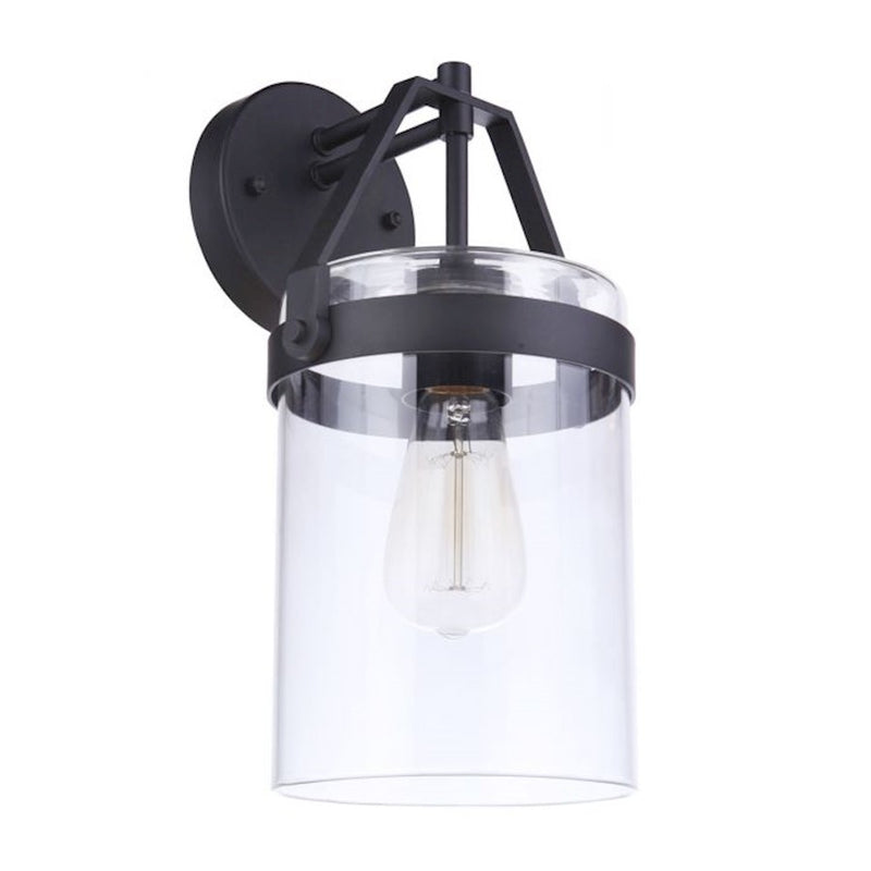 Craftmade Franklin 1 Light Outdoor Wall Mount, Midnight