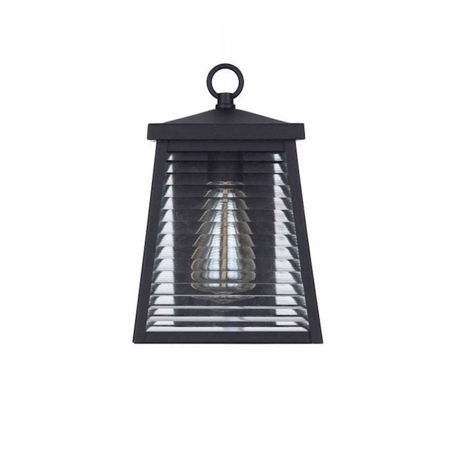 Craftmade Armstrong 1 Light Small Outdoor Wall Mount, Midnight