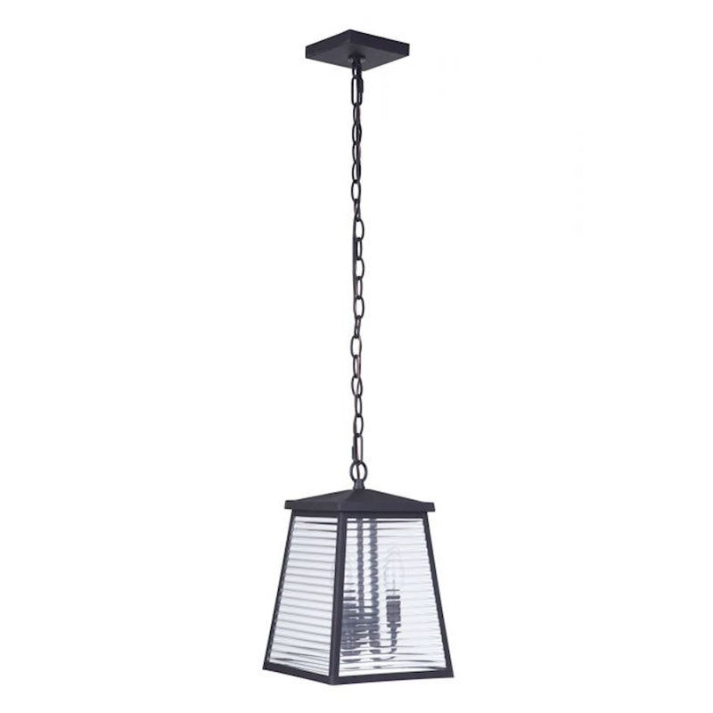 Craftmade Armstrong 3 Light Outdoor Pendant, Midnight