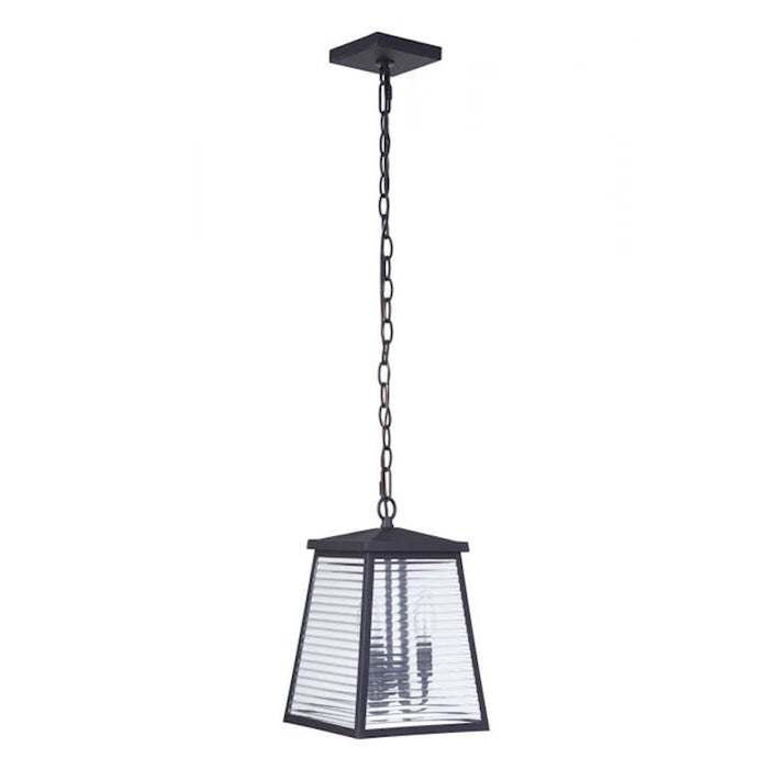 Craftmade Armstrong 3 Light Outdoor Pendant, Midnight