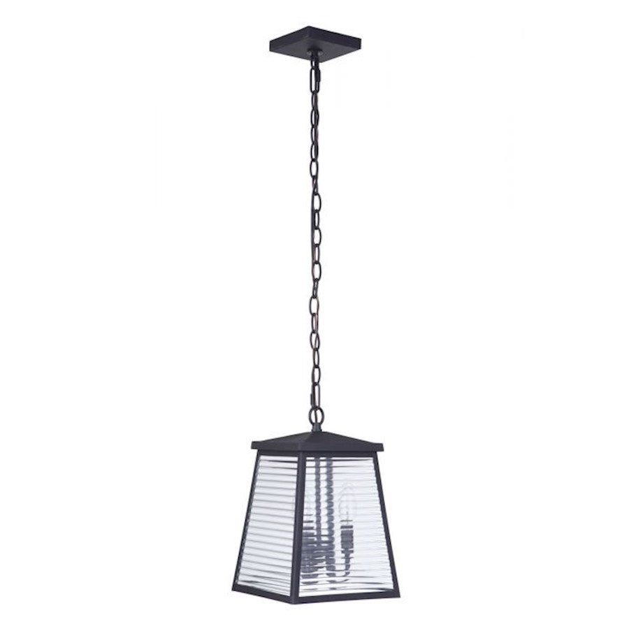 Craftmade Armstrong 3 Light Outdoor Pendant, Midnight