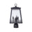 Craftmade Armstrong 3 Light Outdoor Post Mount, Midnight