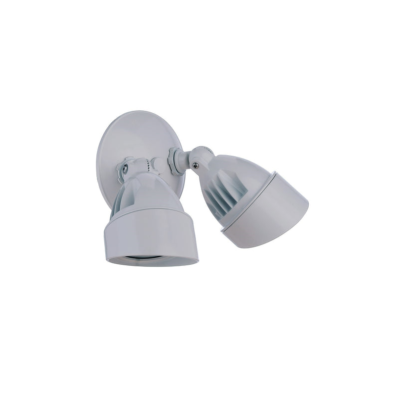 Craftmade 2 Lt Outdoor LED Flood, White