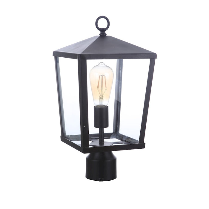 Craftmade Olsen 1 Light Outdoor Post Light, Midnight
