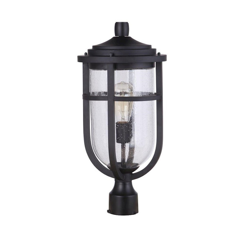 Craftmade Voyage 1 Light Outdoor Post, Midnight