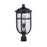 Craftmade Voyage 1 Light Outdoor Post, Midnight