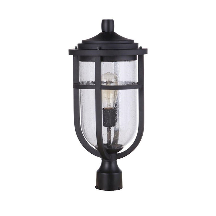 Craftmade Voyage 1 Light Outdoor Post, Midnight