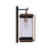 Craftmade Metalwork 1 Light Outdoor Wall Lantern, Midnight/Brass