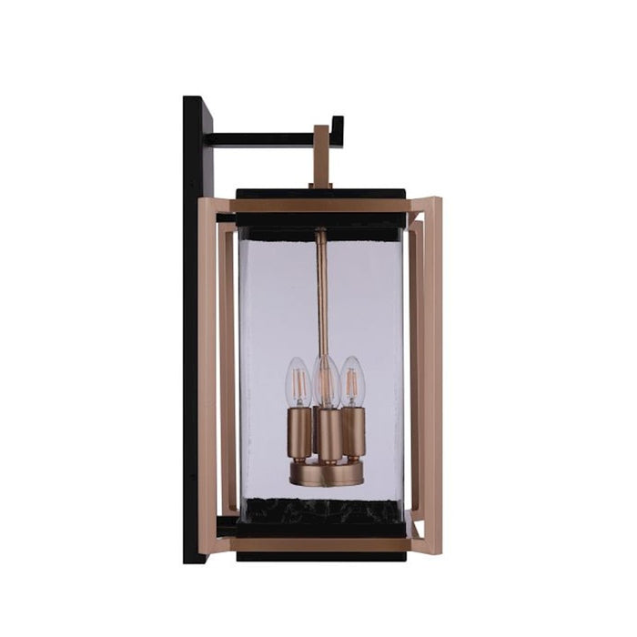 Craftmade Metalwork 4 Lt Large Outdoor Wall Lantern, Mid/Brass